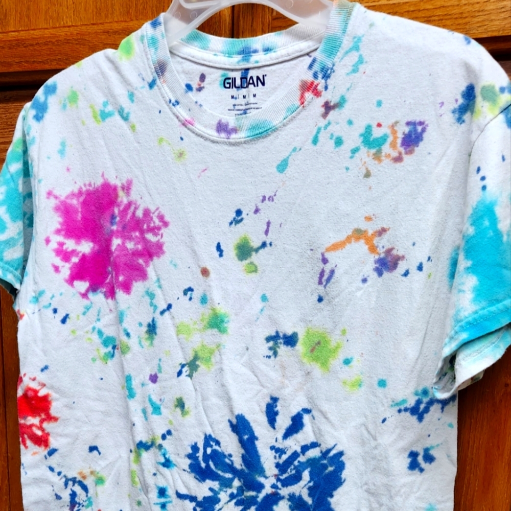 Homemade adult tye dyed shirt